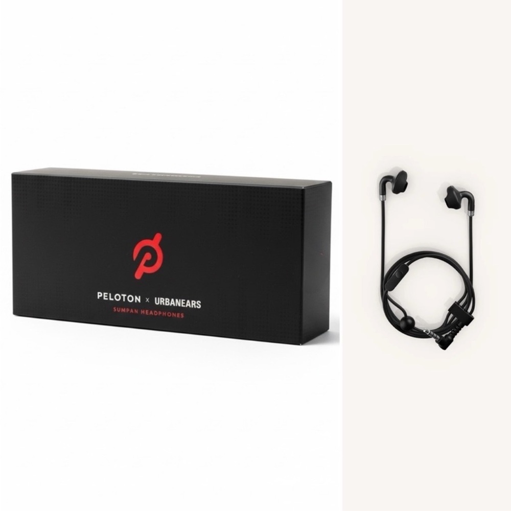 Peloton Black Earbud Headphones